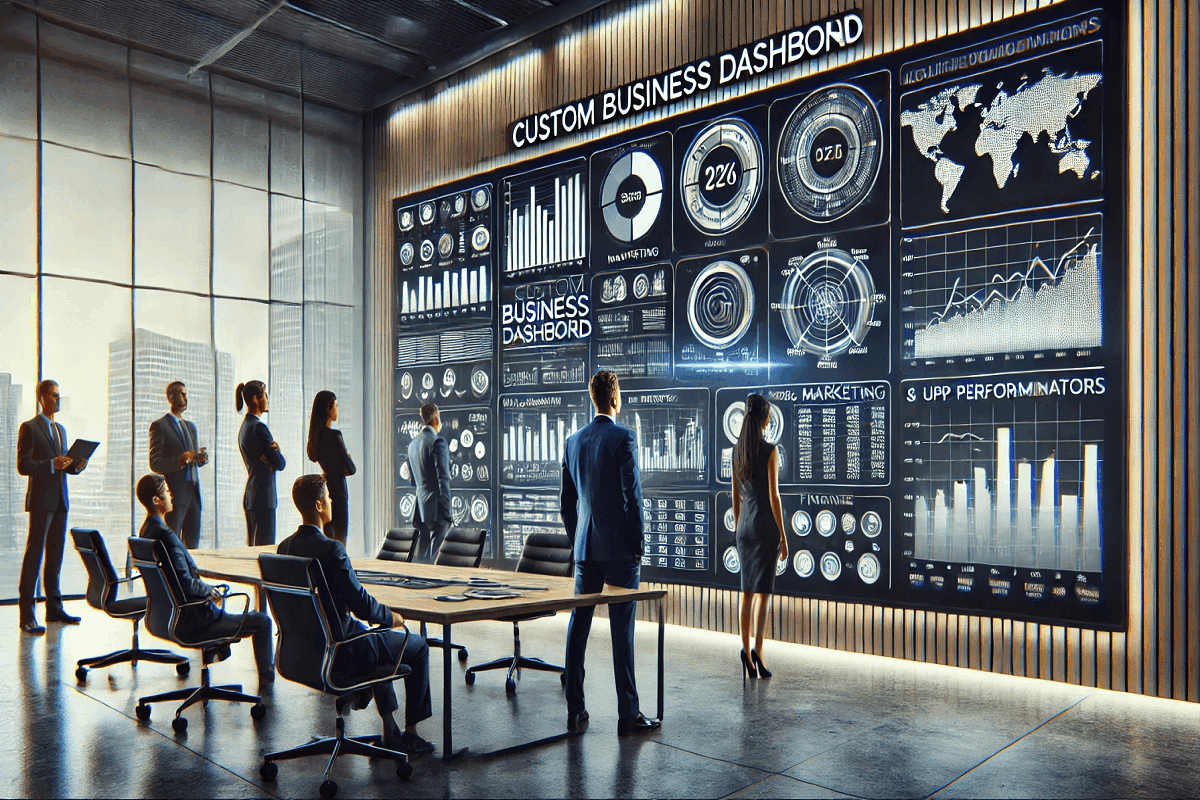 custom business dashboard